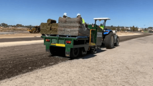 Bunbury Race Track – Turf Plugging (Planting Footage)