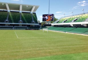 Stadium Blend lawn installation at HBF Park Perth